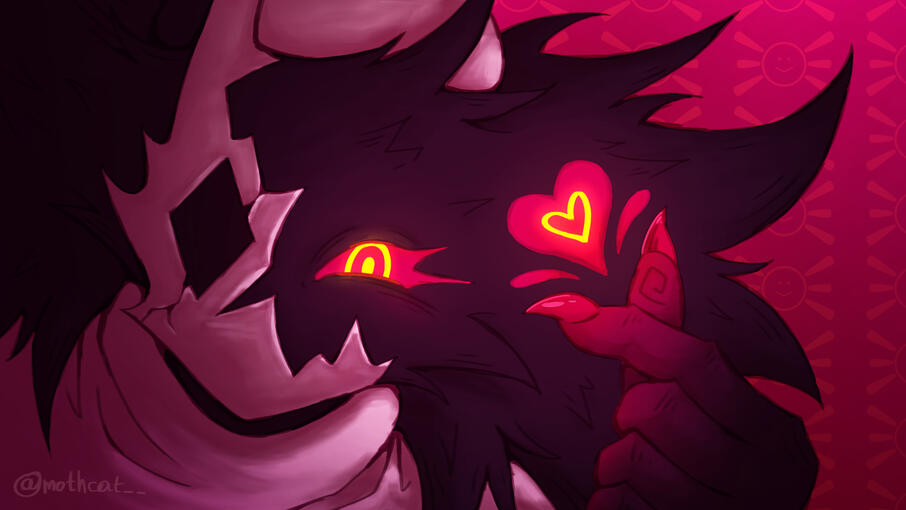 Illustration for the axolotl sun valentines day banner contest